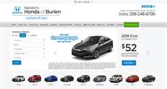 Desktop Screenshot of burienhonda.com