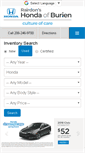 Mobile Screenshot of burienhonda.com